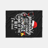 Couverture Polaire Probably Just Gonna Jingle Some Of The Way Christm (Devant (Horizontal))