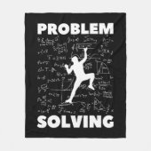 Couverture Polaire Problem Solving Climber Gift Rock Climbing Boulde (Devant)