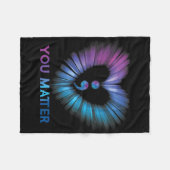 Couverture Polaire Problème du coeur 988 Sensibilisation à la prévent (Devant (Horizontal))