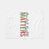 Couverture Polaire Problèmes de santé mentale Maladie cérébrale humai (Devant (Horizontal))