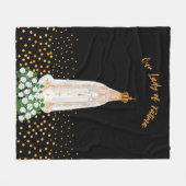 Couverture Polaire Procession de Notre-Dame de Fatima aux bougies (Devant (Horizontal))