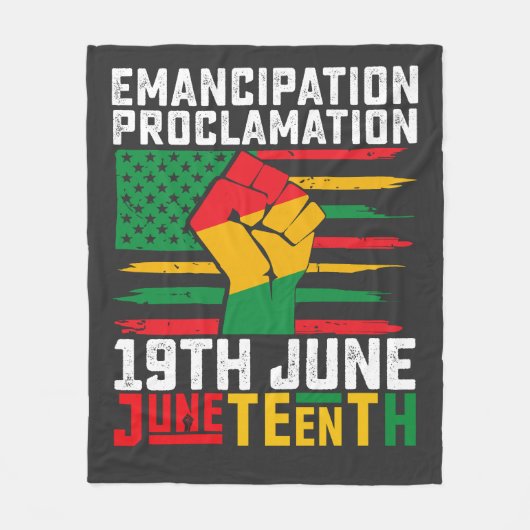 Couverture Polaire Proclamation d'Émancipation du 11 juin Liberté noi (Devant)