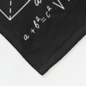 Couverture Polaire Prof de maths Amateur de maths effrayant Halloween (Coin)
