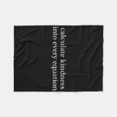 Couverture Polaire Prof de maths Calculez la gentillesse dans chaque (Devant (Horizontal))
