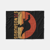 Couverture Polaire Prof de maths drôle de pun de Pi Day Spinosaurus d (Devant (Horizontal))