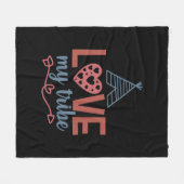 Couverture Polaire Professeur Art Love My Tribe (Devant (Horizontal))