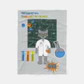 Couverture Polaire Professeur Cat Fleece Blanket (Devant)
