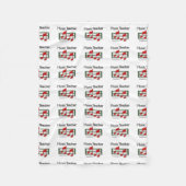 Couverture Polaire Professeur de musique (Devant)