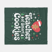 Couverture Polaire Professeur de Noël de Smart Cookies (Devant (Horizontal))