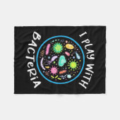 Couverture Polaire Professeur de sciences de microbiologie (Devant (Horizontal))