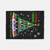 Couverture Polaire Professeur de sciences de Noël 67 Meme Santa Oh Ch (Devant (Horizontal))
