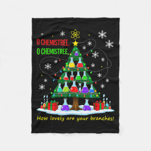 Couverture Polaire Professeur de sciences de Noël 67 Meme Santa Oh Ch