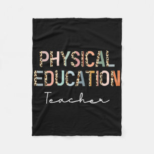 Couverture Polaire Professeur d'éducation physique Leopard Ck à l'éco