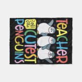 Couverture Polaire Professeur Des Manchots Les Plus Mignons Manchot D (Devant (Horizontal))
