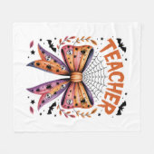 Couverture Polaire Professeur Éffrayant Halloween (Devant (Horizontal))