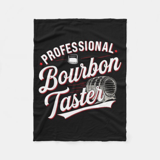Couverture Polaire Professional Bourbon Taster Funny Drinking Whiskey (Devant)