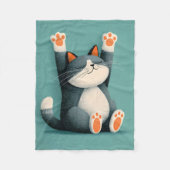 Couverture Polaire Professional Nap Taker Funny Sleeping Cat (Devant)