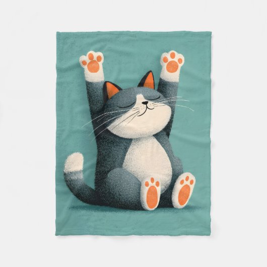 Couverture Polaire Professional Nap Taker Funny Sleeping Cat (Devant)