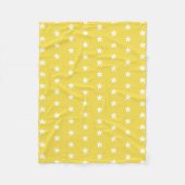 Couverture Polaire Profil sous convention astérisque jaune et blanc (Devant)