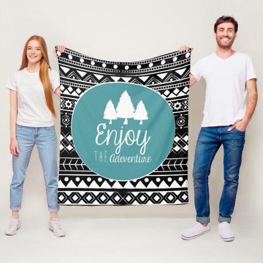 Couverture Polaire Profitez Du Boho Adventure (En situation)