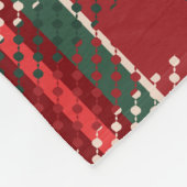 Couverture Polaire Profond Noël Rouge Vert Tartan (Coin)
