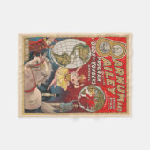 Couverture Polaire Programme vintage Barnum Et Bailey (Devant (Horizontal))