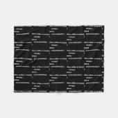 Couverture Polaire Programmeur de codage Java Javascript Procrastinat (Devant (Horizontal))