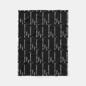 Couverture Polaire Programmeur de codage Java Javascript Procrastinat (Devant)