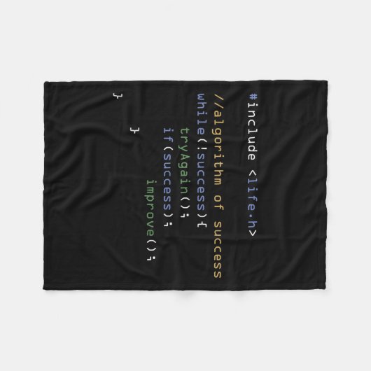 Couverture Polaire Programmeurs Informatique Mème Coding Humour (Devant (Horizontal))