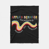 Couverture Polaire Progress Not Perfection Applied Behavior Analysis  (Devant)