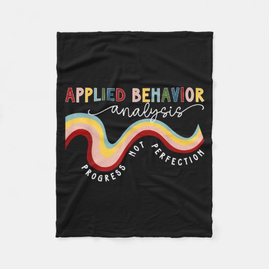 Couverture Polaire Progress Not Perfection Applied Behavior Analysis (Devant)
