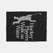 Couverture Polaire Promenade de joueurs de hockey sur l'eau (Devant (Horizontal))