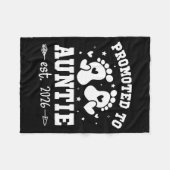 Couverture Polaire Promoted To Auntie Est 2026 Going To Be Aunt Annou (Devant (Horizontal))