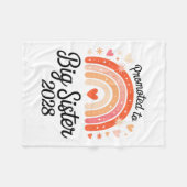 Couverture Polaire Promoted To Big Sister 2028 New Baby Pregnancy Ann (Devant (Horizontal))