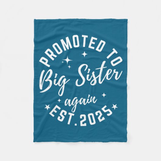 Couverture Polaire Promoted To Big Sister Again 2025 Pregnancy Announ (Devant)