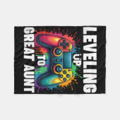 Couverture Polaire Promoted To Grandma Gender Reveal Leveling Up To G (Devant (Horizontal))