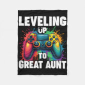 Couverture Polaire Promoted To Grandma Gender Reveal Leveling Up To G (Devant)