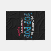 Couverture Polaire Promoted To P-p Again Shirt. Grandpa P P Funny (Devant (Horizontal))