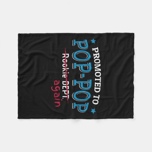 Couverture Polaire Promoted To P-p Again Shirt. Grandpa P P Funny (Devant (Horizontal))