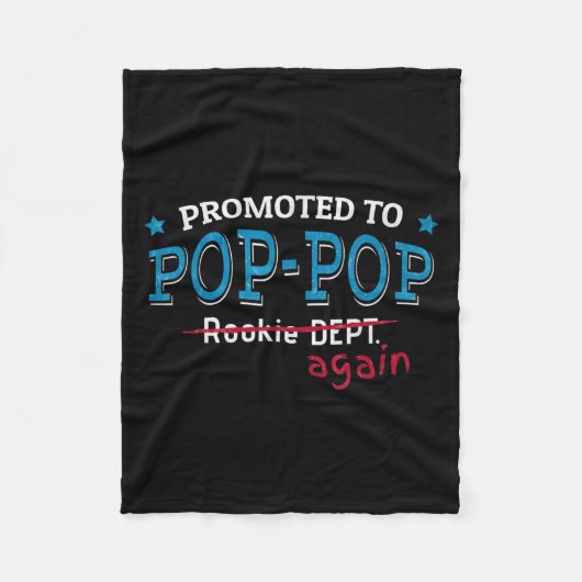 Couverture Polaire Promoted To P-p Again Shirt. Grandpa P P Funny (Devant)
