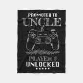 Couverture Polaire Promoted To Uncle Player 2 Unlock Shirt New Uncle  (Devant)