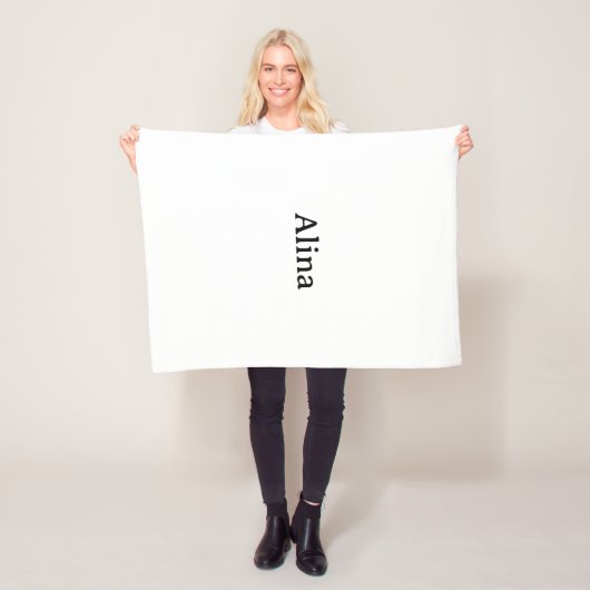 Couverture Polaire Promotion simple de marque 30" x 40" (En situation)