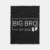 Couverture Polaire Promu À Big Bro Est 2026 Nouveau Frère Baby Anno (Devant)