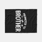 Couverture Polaire Promu À Frère Grossesse Funny Faire-part B (Devant (Horizontal))