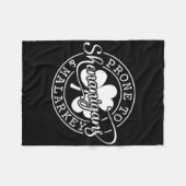 Couverture Polaire Prone To Shenanigans And Malarkey St Patricks Day  (Devant (Horizontal))