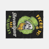 Couverture Polaire Prone To Shenanigans And Malarkey St. Patricks Day (Devant (Horizontal))