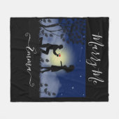 Couverture Polaire Proposition de mariage pour marié personnalisé (Devant (Horizontal))