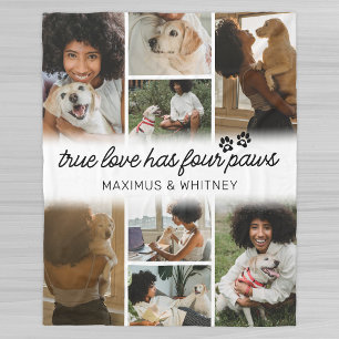 Couverture Polaire Propriétaire de quatre pattes de chien photo couve