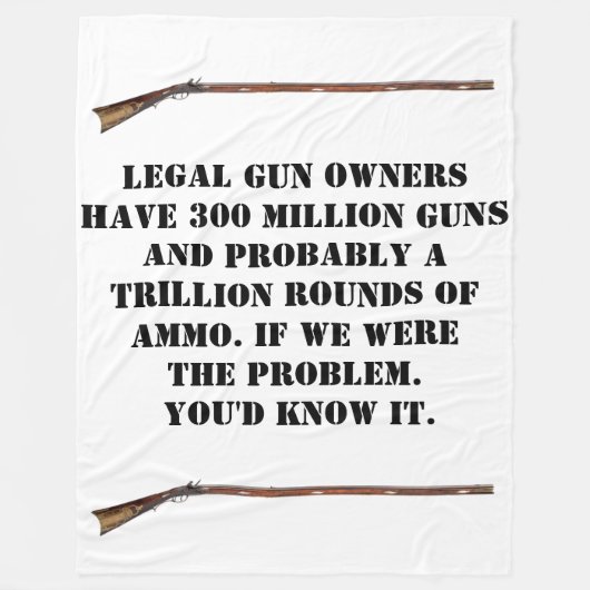 COUVERTURE POLAIRE PROPRIÉTAIRES LÉGAUX D'ARMES À FEU (Devant)