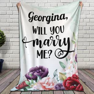 Couverture Polaire Props de proposition de mariage Tu M'Épouses ?